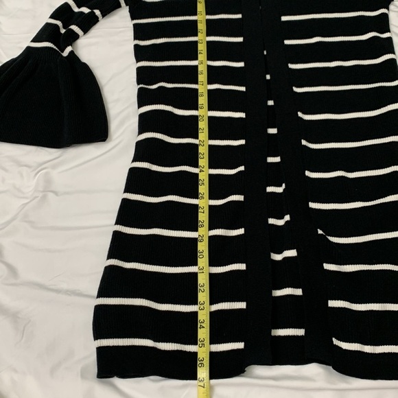 Chaser Rib Knit Hooded Cardigan Sz M - Picture 9 of 11